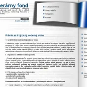 CENA LITERÁRNEHO FONDU UDELENÁ V ROKU 2018