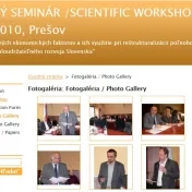 VEDECKÝ SEMINÁR