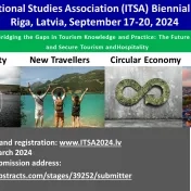 Tourism studies international conference: 17-20 September 2024 Riga, Latvia