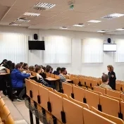 Dr. Julie Felker, DBA, hosťujúca učiteľka na FMEO v rámci programu Fulbright, 2024, prednáška v rámci predmetu Organizational Behavior