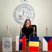 Petra Vígová na Erasmus+ stáži na oddelení zahraničných vzťahov FMEO, 2024