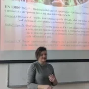 doc. Ing. Kristína Šambronská, PhD. z KTHM na Erasmus+ učiteľskej mobilite v Brne (Ambis, Vysoká škola)