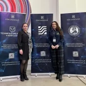 Dr. Košíková a doc. Jenčová počas konferencie Inovácie na dosah - Digitálna (r)evolúcia v Košiciach (v roku 2025)
