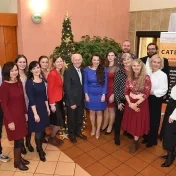 Členovia KFUMM počas vianočného posedenia (v roku 2024)