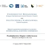 International Scientific Conference on Enterprise and Region in the crisis