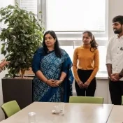 Indian Ambassador visited the University of Prešov and met with FMB students from India