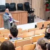 Dr. O. Volkan Ozbek from Texas A&M University – San Antonio, USA, at FMB as part of the Fulbright Program, 2025.