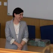 Literárna beseda s Lenkou Šafranovou