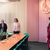 Odovzdávanie diplomov