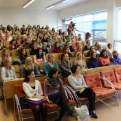 Spisovateľka Gabriela Futová na PF (4. 11. 2013)