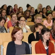 Spisovateľka Gabriela Futová na PF (4. 11. 2013)