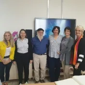 Významní hostia z Izraela navštívili Výskumné centrum kognitívnej edukácie - prof. Ainat Guberman a prof. Yaron Schur z David Yellin Academic College, Jeruzalem, Izrael