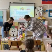 Deň mlieka v rámci preventívneho programu    Zdravý úsmev