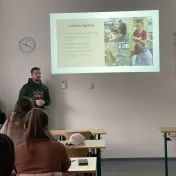 Stretnutie stážistov so študentami