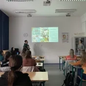 Stretnutie stážistov so študentami