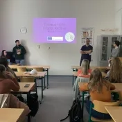 Stretnutie stážistov so študentami