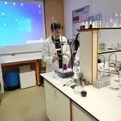 Týždeň vedy a techniky - návšteva študentov z Kolegiálneho gymnázia