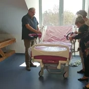 Inštruktáž k obsluhe pôrodnej postele