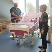 Inštruktáž k obsluhe pôrodnej postele