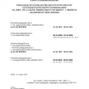Informácie pre študentov