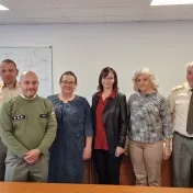 1. mjr. Ing. Peter Vašuta 2. nstržm. Štefan Haľko 3. nprap. Ján Leitner 4. Ing. Lucia Jurkovičová 5. npor. Ing. Lukáš Keselica 6. Mgr. Peter Fedorko