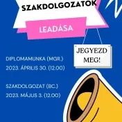 Szakdolgozat: leadási határidők