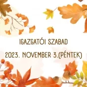Igazgatói szabad