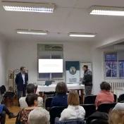 Gintli Tibor előadása az MTA Kolozsvári Akadémiai Bizottság székházában