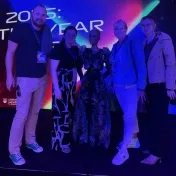 Dr. Korečko, Dr. Košíková, doc. Šofranková a Mgr. Melnyk počas SlovakiaTech Fórum-Expo v Košiciach (v roku 2025)