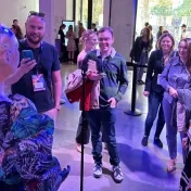 Dr. Korečko, Dr. Miškufová, doc. Jenčová a Dr. Košíková počas SlovakiaTech Fórum-Expo v Košiciach (v roku 2025)