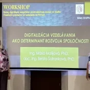 doc. Šofranková a Dr. Matijová počas workshopu „Rozvoj digitálnych kompetencií prostredníctvom inovácií vo výučbe finančných predmetov so zameraním na FinTech“ (v roku 2025) doc. Šofranková a Dr. Matijová počas workshopu „Rozvoj digitálnych kompetencií prostredníctvom inovácií vo výučbe finančných predmetov so zameraním na FinTech“ (v roku 2025)