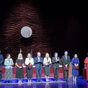 doc. Jenčová počas preberania Ceny rektora za ak. rok 2024/25 za najlepšiu katedrovú webstránku (v roku 2025) doc. Jenčová počas preberania Ceny rektora za ak. rok 2024/25 za najlepšiu katedrovú webstránku (v roku 2025)