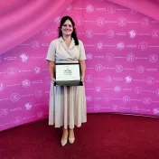 Mgr. Erika Kormaníková - Cena rektora za úspešnú reprezentáciu Prešovskej univerzity v Prešove a mimoriadne kvalitnú publikačnú činnosť