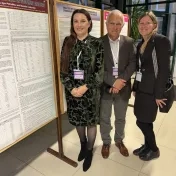 doc. Jenčová, Dr. Petruška a Dr. Miškufová počas 9. medzinárodnej vedeckej konferencie „Economics, Management & Business 2025" (v roku 2025)