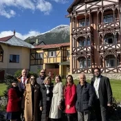 Členovia KFUMM počas 9. medzinárodnej vedeckej konferencie „Economics, Management & Business 2025" (v roku 2025)