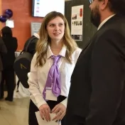 Mgr. Melnyk a Dr. Bačinský počas 9. medzinárodnej vedeckej konferencie „Economics, Management & Business 2025" (v roku 2025)