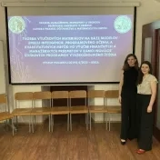 Mgr. Melnyk a Mgr. Orikhan počas workshopu v rámci projektu KEGA 001PU-4/2025 (v roku 2025) Mgr. Melnyk a Mgr. Orikhan počas workshopu v rámci projektu KEGA 001PU-4/2025 (v roku 2025)