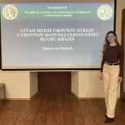 Mgr. Melnyk počas workshopu v rámci projektu VEGA 1/0241/25 (v roku 2025)