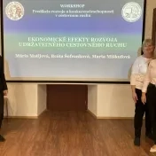 Dr. Miškufová, doc. Šofranková a Dr. Matijová počas workshopu v rámci projektu VEGA 1/0241/25 (v roku 2025)