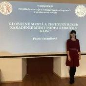 doc. Vašaničová počas workshopu v rámci projektu VEGA 1/0241/25 (v roku 2025)
