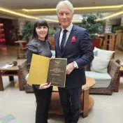 Master of Business Etiquette: Mgr. Ivana Šaffová, MBA a Ladislav Špaček