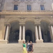 Dr. Miškufová, doc. Vašaničová a Dr. Košíková počas konferencie v Ríme (v roku 2025)