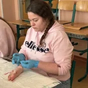 Kurz sutury pôrodneho poranenie