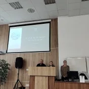 Ing. Miriam Lackovičová - Director of Sales & Marketing a Peter Ferencz - technický manažér z Grand Hotela Kempinski vo Vysokých Tatrách