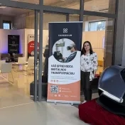 Dr. Košíková počas Business Breakfast Innomeets: AI for Industry and Business (v roku 2025)