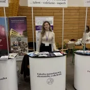 Mgr. Melnyk počas podujatia Výstava vysokých škôl v KSK a PSK pre stredoškolákov (v roku 2025)