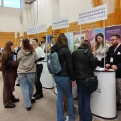 Mgr. Melnyk počas podujatia Výstava vysokých škôl v KSK a PSK pre stredoškolákov (v roku 2025)