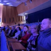 Mgr. Melnyk, doc. Šofranková a Dr. Korečko počas konferencie GradeUp (v roku 2025)