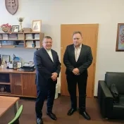 stretnutie p. rektora s rektorom Uniwersytetu Papieskiego Jana Pawła II