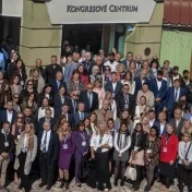 Spoločná fotka účastníkov konferencie: „Economics, Management & Business 2025:  Searching for Solutions in Times of Global Instability and Uncertainty“